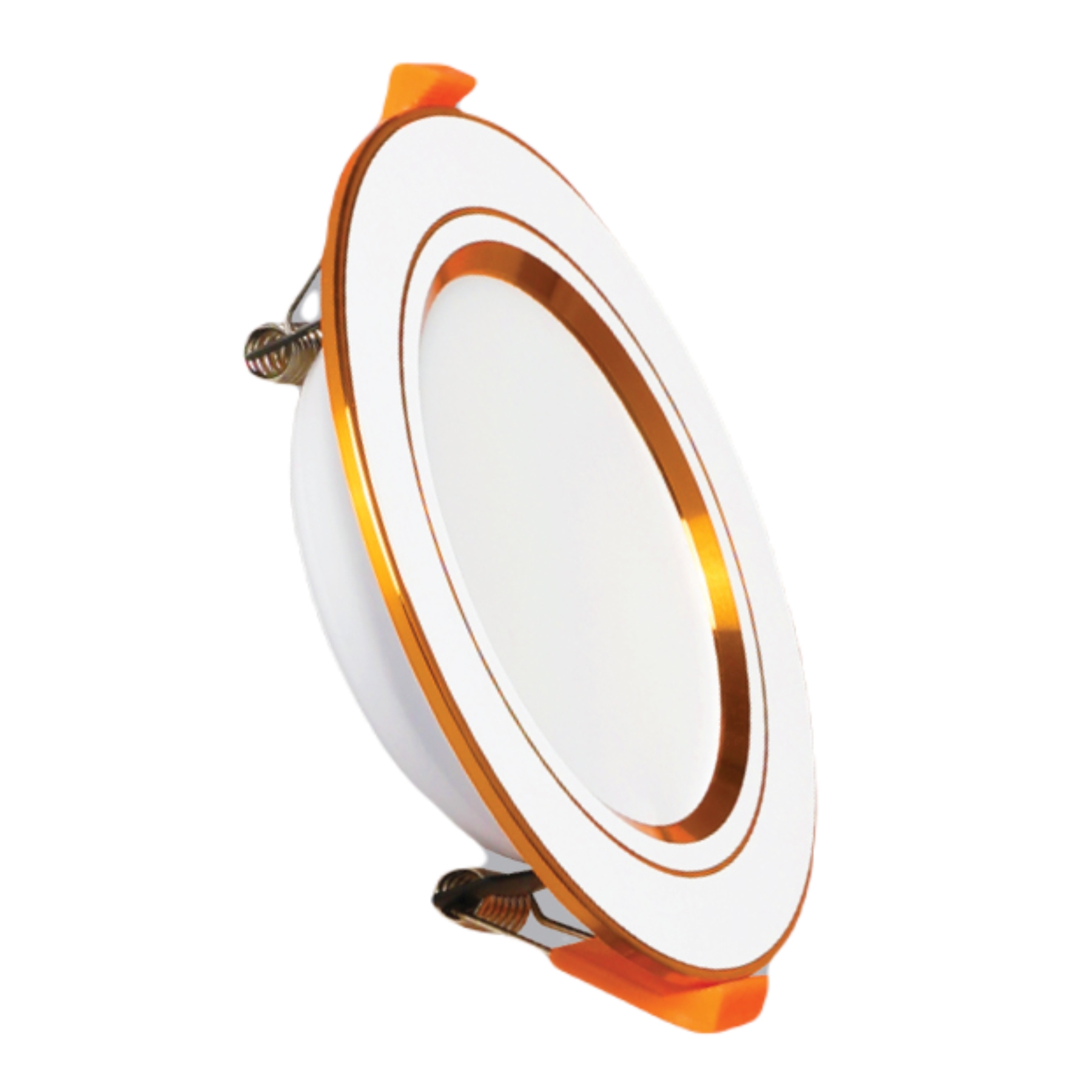Đèn led downlight 5W viền vàng lỗ khoét 74mm ánh sáng trắng DLV-5T MPE