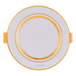 Đèn led downlight 5W viền vàng lỗ khoét 74mm ánh sáng trắng DLV-5T MPE