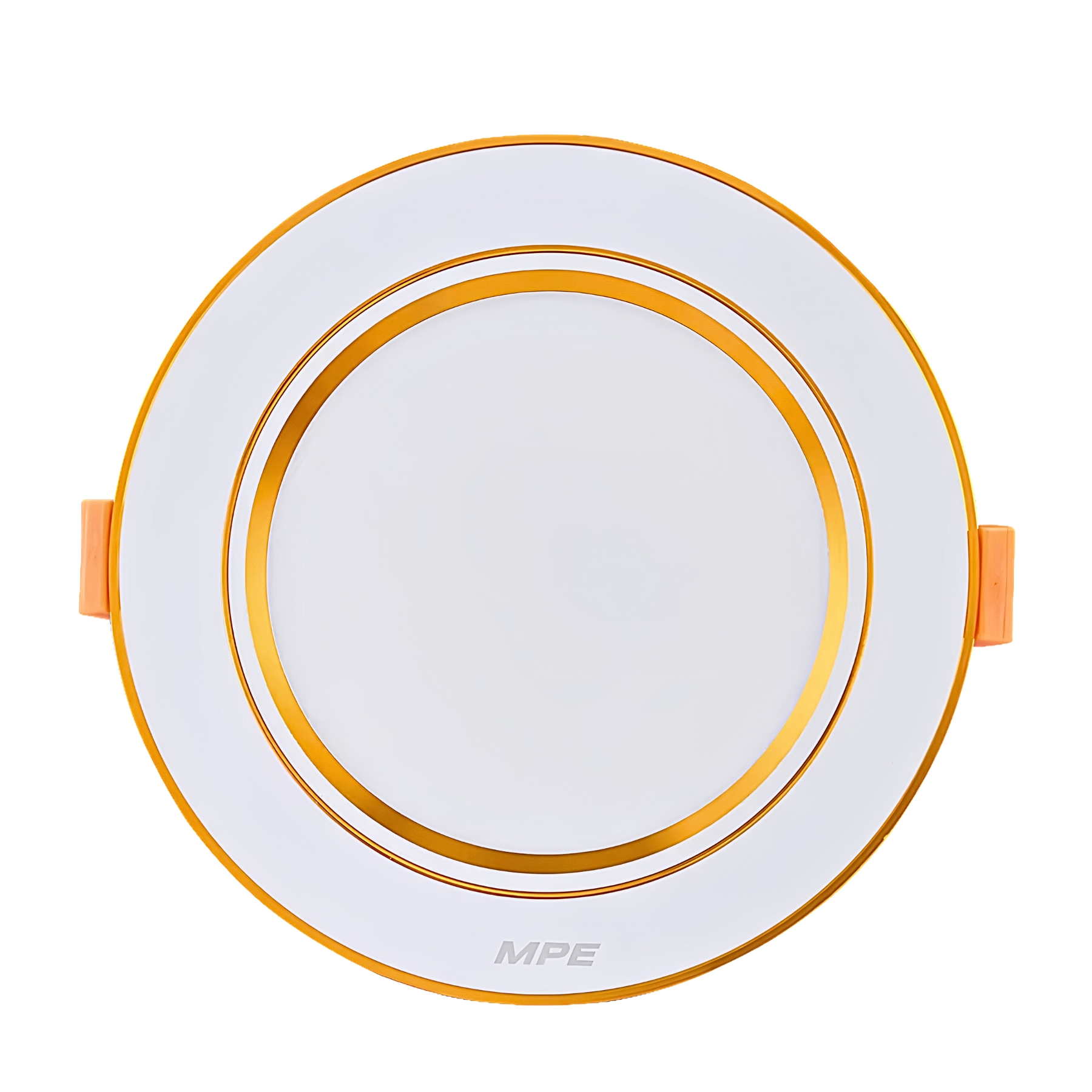 Đèn led downlight 5W viền vàng lỗ khoét 74mm ánh sáng trung tính DLV2-5N MPE