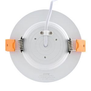 Đèn led downlight 5W viền vàng lỗ khoét 74mm ánh sáng vàng DLV2-5V MPE