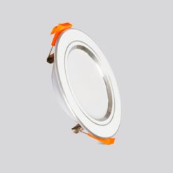 Đèn led downlight 7W viền bạc lỗ khoét 80mm ánh sáng vàng DLB2-7V MPE