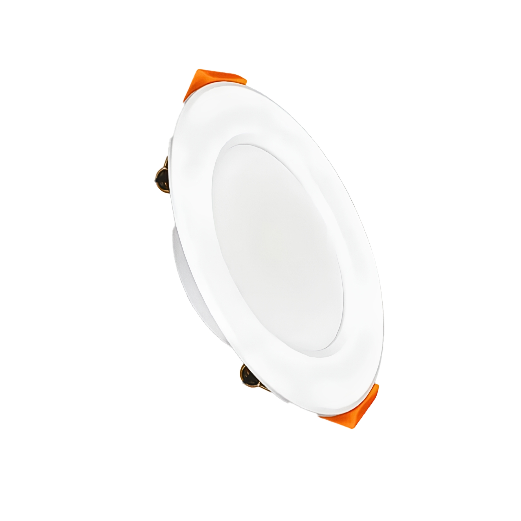 Đèn led downlight 7W viền trắng lỗ khoét 80mm - 3 chế độ màu DLT2-7/3C MPE