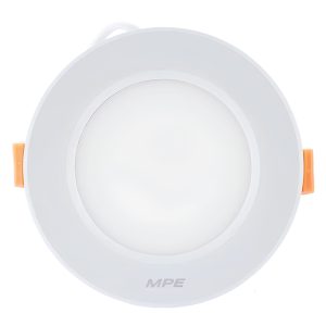Đèn led downlight 7W viền trắng lỗ khoét 80mm ánh sáng trắng DLT2-7T MPE
