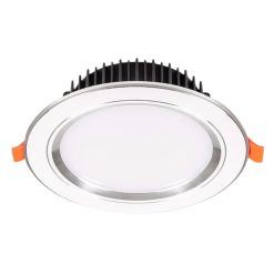 Đèn led downlight 9W viền bạc lỗ khoét 105mm ánh sáng trắng DLBL-9T MPE