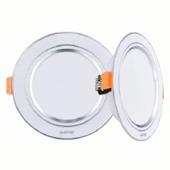 Đèn led downlight 9W viền bạc lỗ khoét 105mm ánh sáng trung tính DLBL2-9N MPE