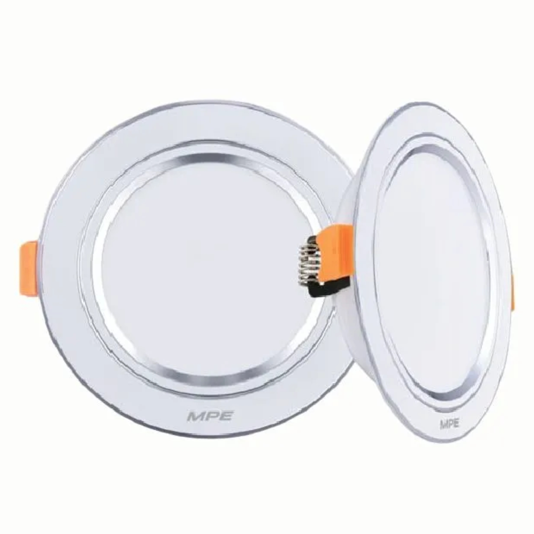 Đèn led downlight 9W viền bạc lỗ khoét 105mm ánh sáng trung tính DLBL2-9N MPE