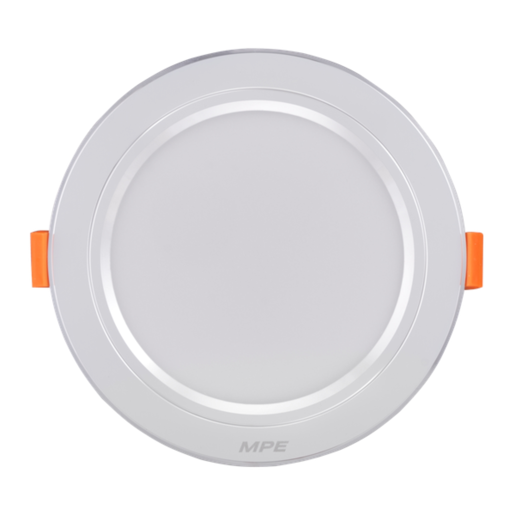 Đèn led downlight 9W viền bạc lỗ khoét 80mm ánh sáng trắng DLB-9T MPE