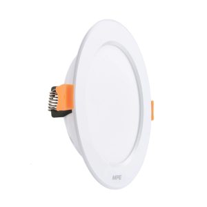 Đèn led downlight 9W viền bạc lỗ khoét 80mm ánh sáng trung tính DLB2-9N MPE