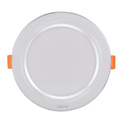 Đèn led downlight 9W viền bạc lỗ khoét 80mm ánh sáng vàng DLB-9V MPE