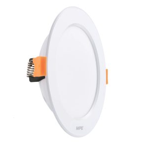 Đèn led downlight 9W viền trắng lỗ khoét 105mm ánh sáng trắng DLTL-9T MPE