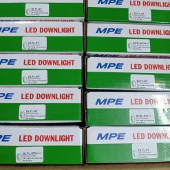 Đèn led downlight 9W viền trắng lỗ khoét 105mm ánh sáng trắng DLTL-9T MPE