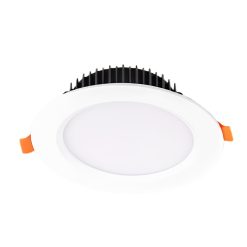 Đèn led downlight 9W viền trắng lỗ khoét 80mm - 3 chế độ màu DLT-9/3C MPE