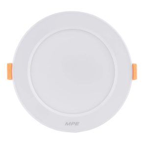 Đèn led downlight 9W viền trắng lỗ khoét 80mm - 3 chế độ màu DLT-9/3C MPE