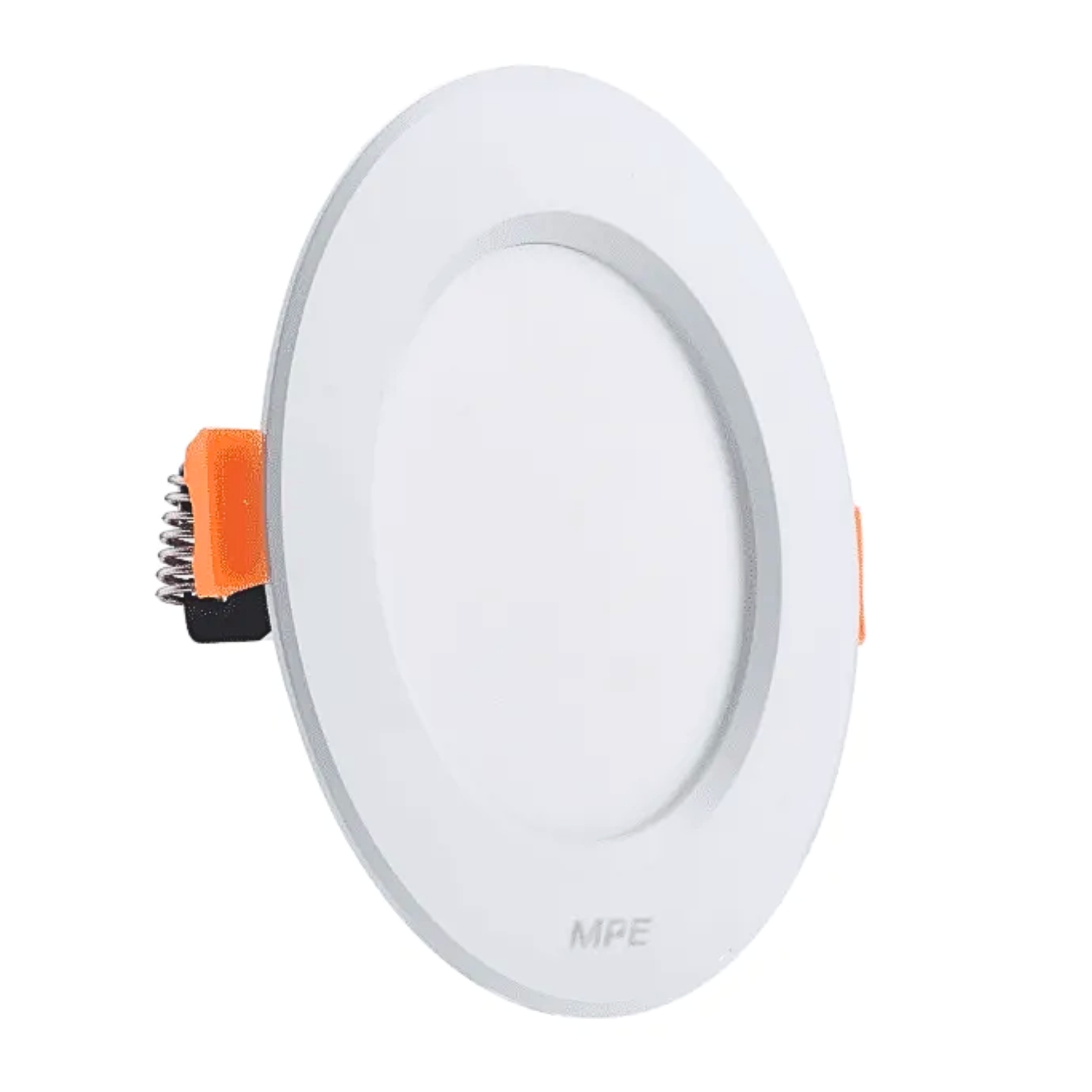 Đèn led downlight 9W viền trắng lỗ khoét 80mm - 3 chế độ màu DLT-9/3C MPE