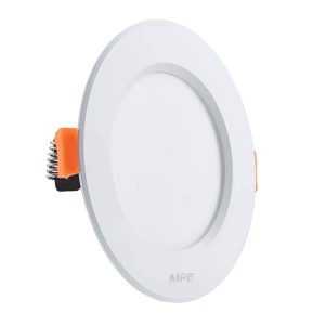 Đèn led downlight 9W viền trắng lỗ khoét 80mm ánh sáng vàng DLT-9V MPE