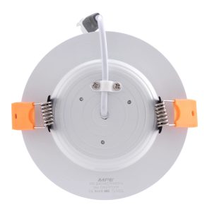 Đèn led downlight 9W viền vàng lỗ khoét 80mm ánh sáng trắng DLV-9T MPE