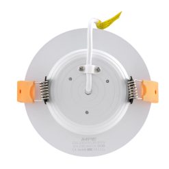 Đèn led downlight 9W viền vàng lỗ khoét 80mm ánh sáng vàng DLV2-9V MPE