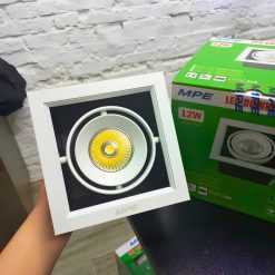 Đèn led downlight âm trần chiếu điểm spotlight 12W ánh sáng vàng DLS-112V MPE