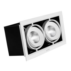 Đèn led downlight âm trần chiếu điểm spotlight 2 đèn 12Wx2 ánh sáng trung tính DLS-212N MPE