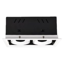 Đèn led downlight âm trần chiếu điểm spotlight 2 đèn 20Wx2 ánh sáng vàng DLS-220V MPE
