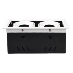 Đèn led downlight âm trần chiếu điểm spotlight 2 đèn 7Wx2 ánh sáng vàng DLS-207V MPE