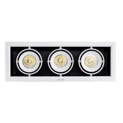 Đèn led downlight âm trần chiếu điểm spotlight 3 đèn 12Wx3 ánh sáng trung tính DLS-312N MPE