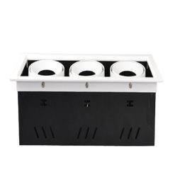 Đèn led downlight âm trần chiếu điểm spotlight 3 đèn 12Wx3 ánh sáng vàng DLS-312V MPE