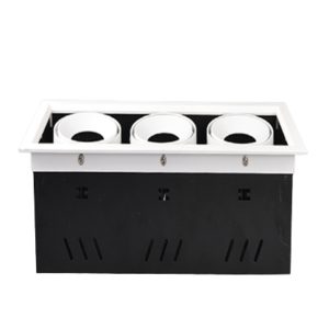 Đèn led downlight âm trần chiếu điểm spotlight 3 đèn 12Wx3 ánh sáng vàng DLS-312V MPE