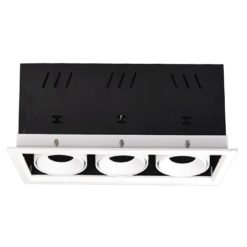 Đèn led downlight âm trần chiếu điểm spotlight 3 đèn 20Wx3 ánh sáng trung tính DLS-320N MPE