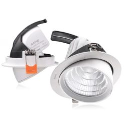 Đèn led downlight âm trần điều chỉnh hướng chiếu sáng 12W ánh sáng trắng DLA-12T MPE