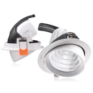 Đèn led downlight âm trần điều chỉnh hướng chiếu sáng 12W ánh sáng trắng DLA-12T MPE