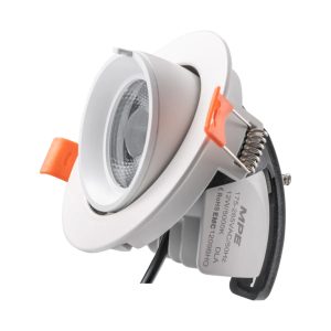 Đèn led downlight âm trần điều chỉnh hướng chiếu sáng 12W ánh sáng vàng DLA-12V MPE