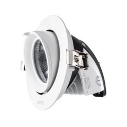 Đèn led downlight âm trần điều chỉnh hướng chiếu sáng 20W ánh sáng vàng DLA-20V MPE