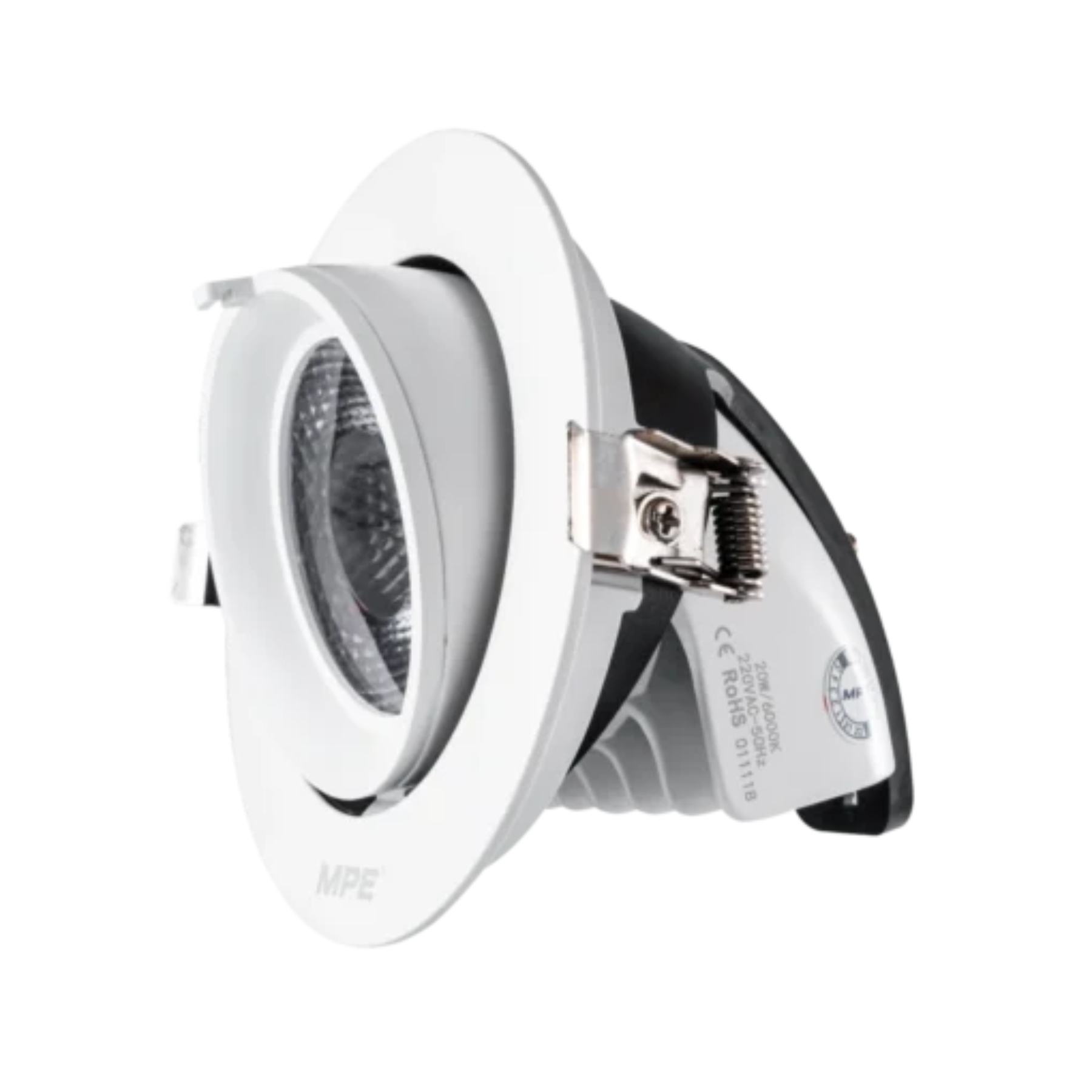 Đèn led downlight âm trần điều chỉnh hướng chiếu sáng 20W ánh sáng vàng DLA-20V MPE