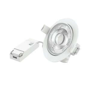 Đèn led downlight âm trần điều chỉnh hướng chiếu sáng 7W 3 chế độ màu DLA2-7 MPE