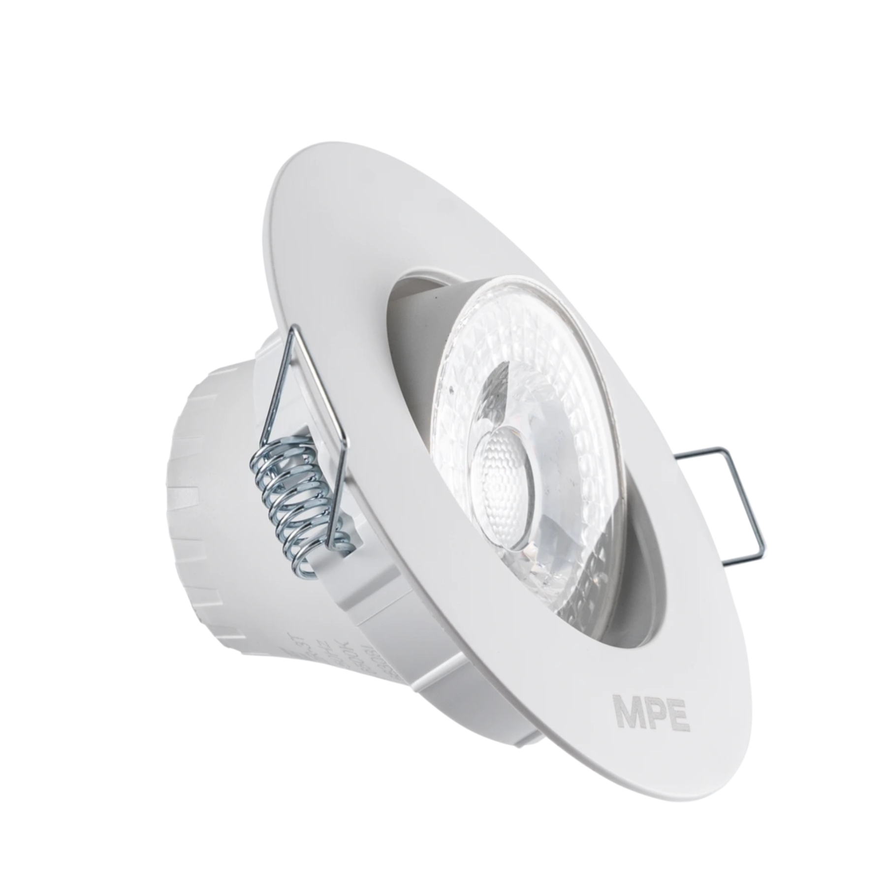 Đèn led downlight âm trần điều chỉnh hướng chiếu sáng mặt tròn 3W ánh sáng vàng DLA2R-3V MPE