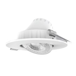 Đèn led downlight âm trần điều chỉnh hướng chiếu sáng mặt tròn 3W ánh sáng vàng DLA2R-3V MPE