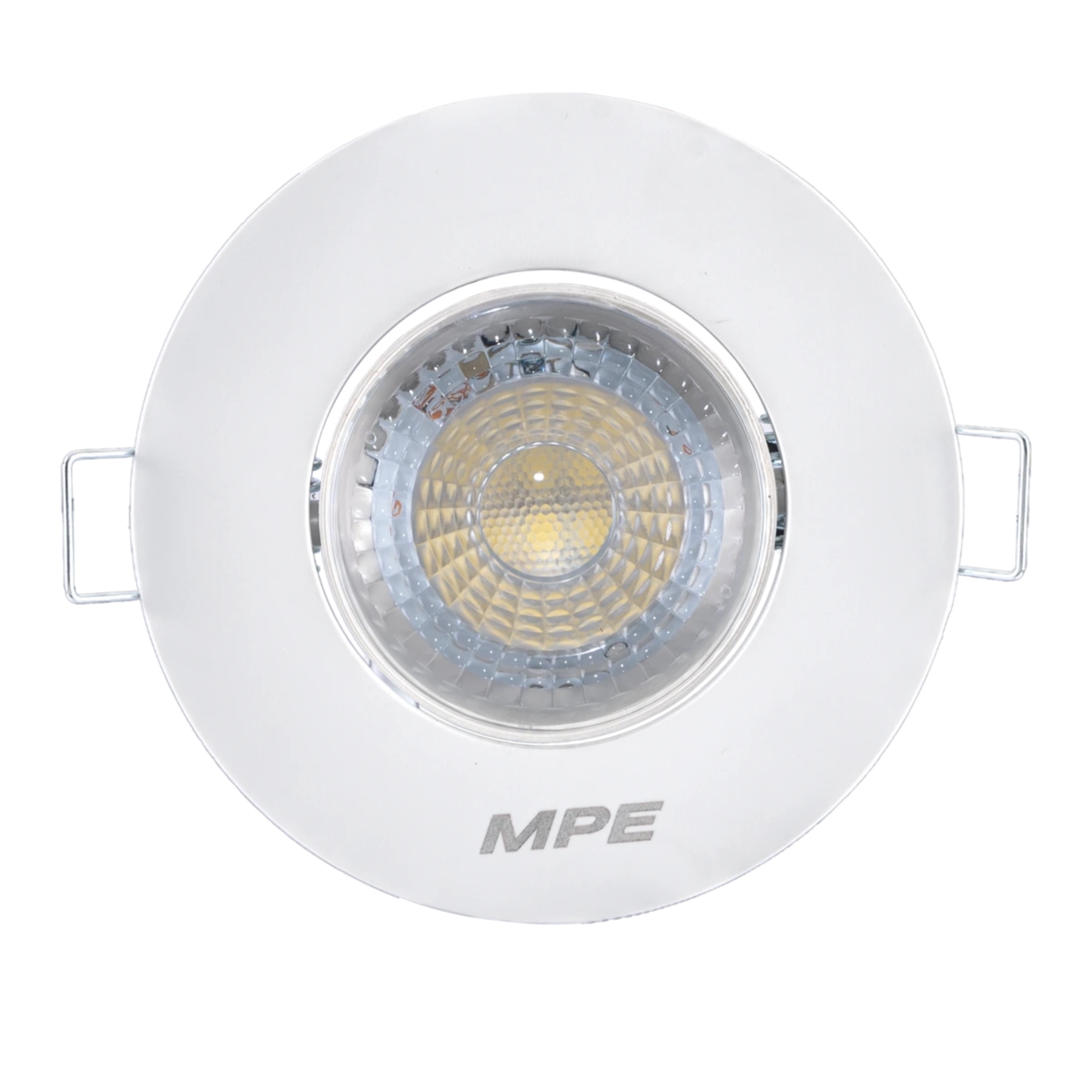 Đèn led downlight âm trần điều chỉnh hướng chiếu sáng mặt tròn 3W ánh sáng vàng DLA2R-3V MPE