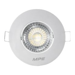 Đèn led downlight âm trần điều chỉnh hướng chiếu sáng mặt tròn 5W ánh sáng trắng DLA2R-5T MPE