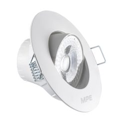 Đèn led downlight âm trần điều chỉnh hướng chiếu sáng mặt tròn 7W ánh sáng trắng DLA2R-7T MPE