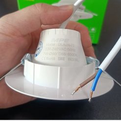 Đèn led downlight âm trần điều chỉnh hướng chiếu sáng mặt tròn 7W ánh sáng trắng DLA2R-7T MPE