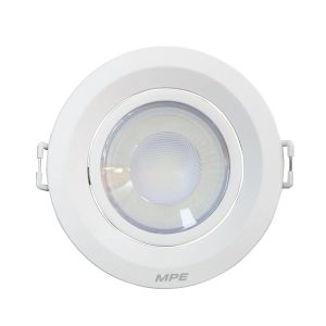 Đèn led downlight âm trần điều chỉnh hướng chiếu sáng mặt tròn 9W ánh sáng trắng DLA2R-9T MPE