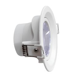 Đèn led downlight âm trần điều chỉnh hướng chiếu sáng mặt tròn 9W ánh sáng vàng DLA2R-9V MPE