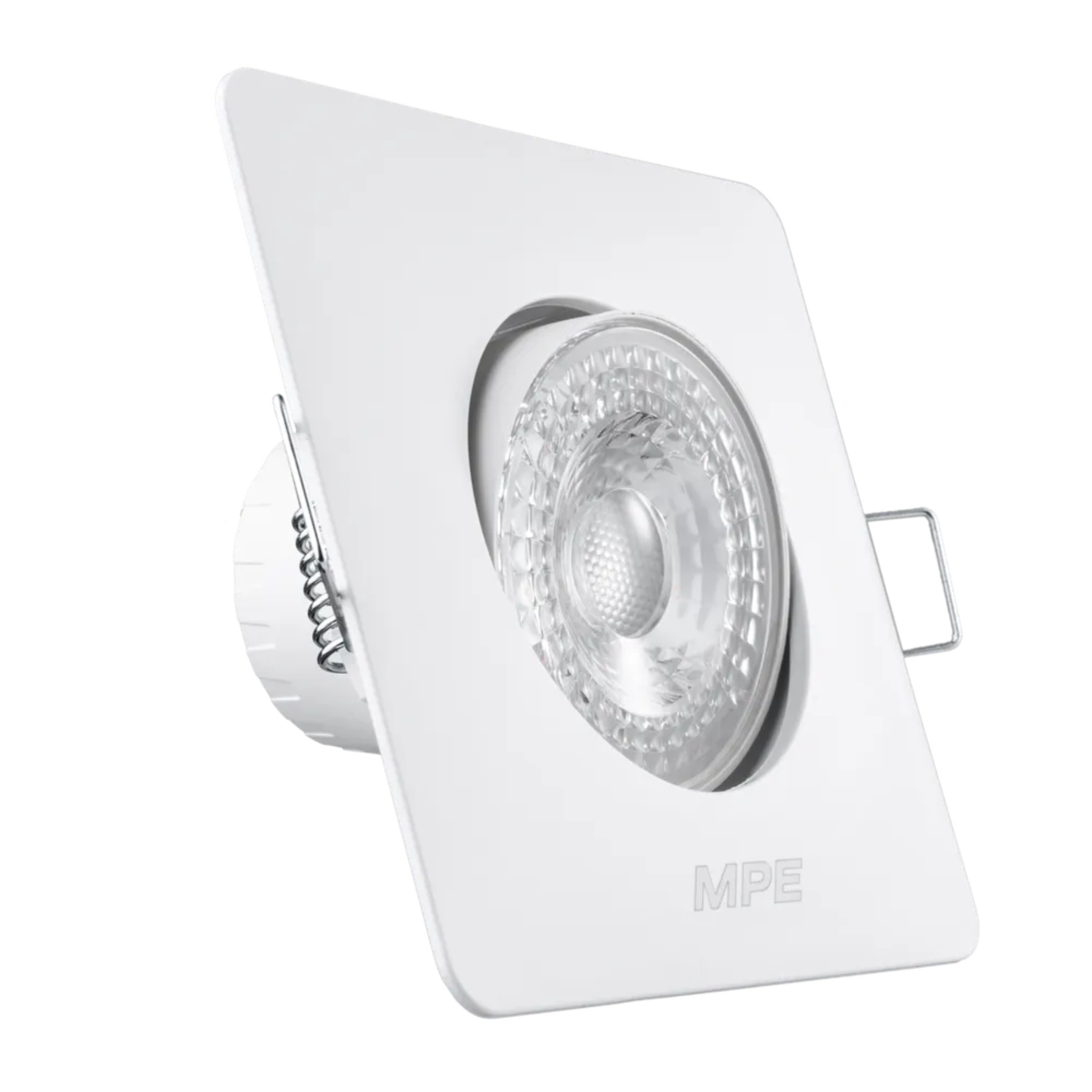 Đèn led downlight âm trần điều chỉnh hướng chiếu sáng mặt vuông 5W ánh sáng vàng DLA2S-5V MPE
