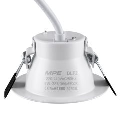 Đèn led downlight âm trần nhôm 7W - ánh sáng trắng DLF2-7T MPE