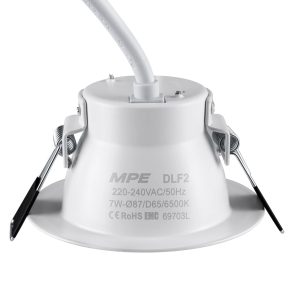 Đèn led downlight âm trần nhôm 7W - ánh sáng trắng DLF2-7T MPE