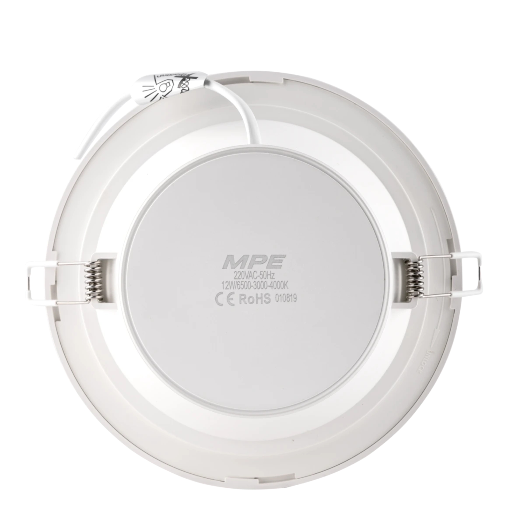 Đèn led downlight âm trần nhựa 12W - 3 chế độ màu - DLC-12/3C MPE