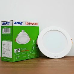 Đèn led downlight âm trần 9W tăng phô tích hợp trong thân đèn - 3 chế độ màu - khoét lỗ 100mm DLEL-9/3C MPE