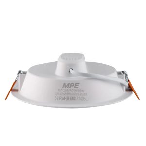 Đèn led downlight âm trần 12W tăng phô tích hợp trong thân đèn - ánh sáng trắng - khoét lỗ 150mm DLE-12T MPE