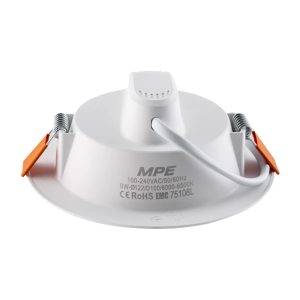 Đèn led downlight âm trần 9W tăng phô tích hợp trong thân đèn - ánh sáng trung tính - khoét lỗ 100mm DLEL-9N MPE
